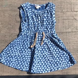 Crewcuts Blue Heart Print Dress 👗
